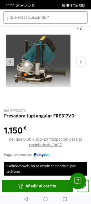 Fresadora Virutex Angular RINCONES caja festool