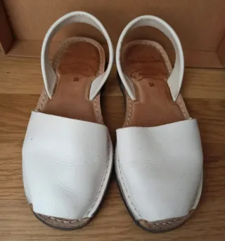 Menorquinas blancas talla 36