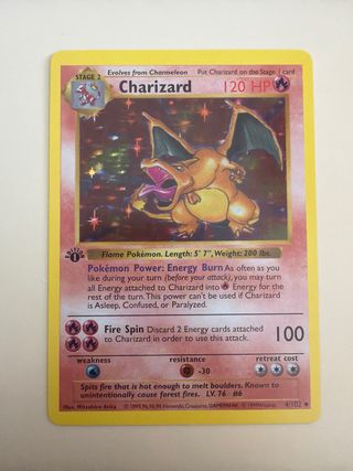 Pack 2 Cartas Pokémon Charizard y Blastoise.
