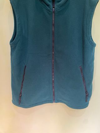 Chaleco Polar Verde Talla XL