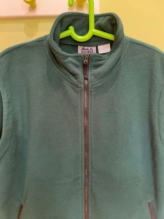 Chaleco Polar Verde Talla XL