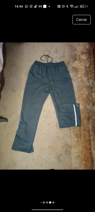 Pantalones Buggy Grises