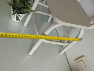 Juego de 2 sillas infantiles vintage