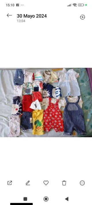 Lote Ropa Bebé 0-12 Meses