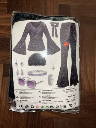 Set Carnevale Anni 70 Donna