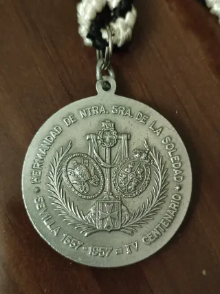 Medalla Centenario Hdad Ntra Sra Soledad San Loren