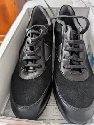 Zapatos Callaghan Piel Negros Nuevos