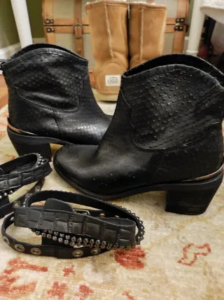 Botines Sergio Romero Negros