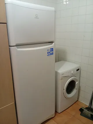 Lavadora y Frigorífico Blanco