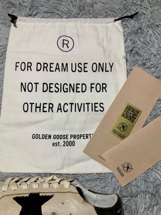 Golden Goose Sneakers Beige Nero Stella