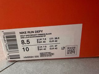 Zapatillas Nike Gris y Rojo