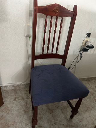 Salón completo madera maciza+ sofás 3+2