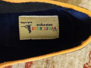 Mary Janes Venezianas Azul y Naranja