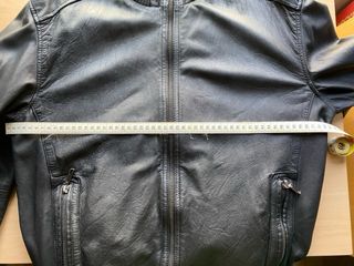 Cazadora Cuero Easy Wear Talla L Negra