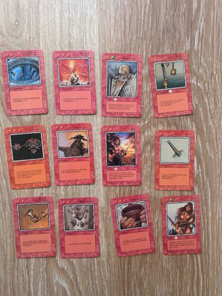 Lote +65 cartas La Ira del Dragón Fournier 1995