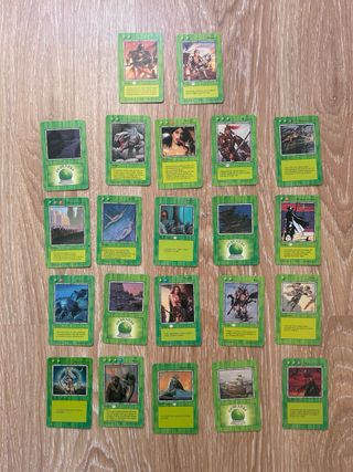 Lote +65 cartas La Ira del Dragón Fournier 1995