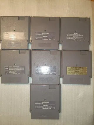 Cartuchos Nintendo NES PAL