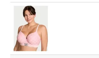 Sujetador Victoria's Secret Rosa Cuadros 34C