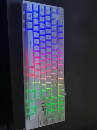Teclado Gaming RGB Blanco