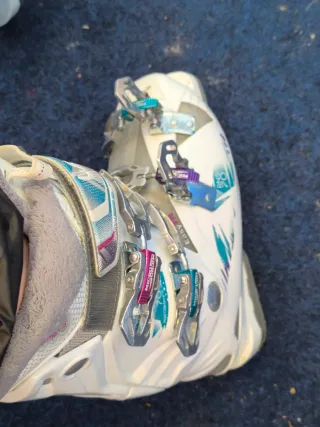 Botas de esquí blancas para mujer