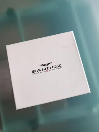 Reloj Sandoz Cronógrafo Negro y Plateado