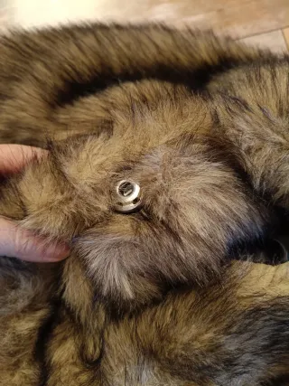 Borsa ecopelliccia marrone