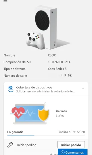 Xbox Series S 1TB + Mando y Caja