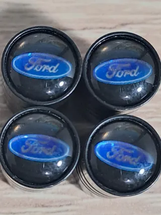 4 Tapones Válvula Ford Azul