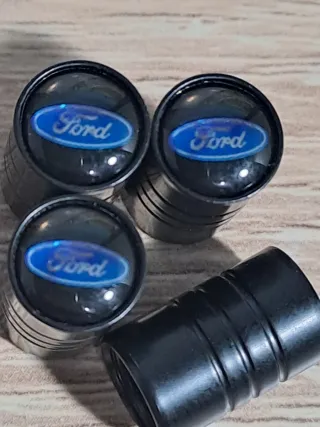 4 Tapones Válvula Ford Azul