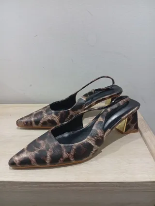 Zapatos tacón leopardo talla 42