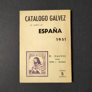 Catálogo Gálvez sellos España 1951
