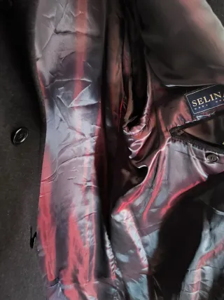 Abrigo de Lujo Selinac 20% Cashmere Lana Italiana