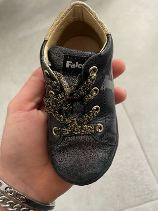 Scarpe Falcotto bambina glitter nere tg 21
