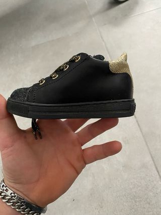 Scarpe Falcotto bambina glitter nere tg 21