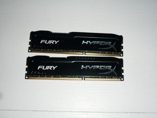 2x 8GB DDR3 HyperX Fury RAM HX316C10FBK2