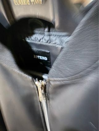 Giubbotto Zoteno ecopelle nero