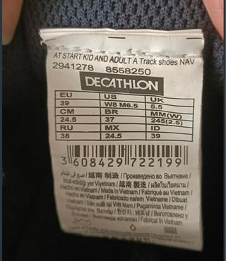 Zapatillas Clavos Kalenji Azul