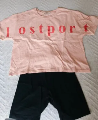 3 Tops + Camiseta+ Mallas cortas