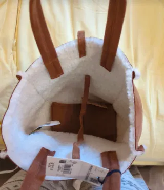 Borsetta OVS camoscio con pelliccia