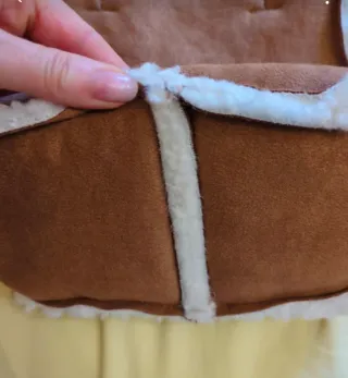 Borsetta OVS camoscio con pelliccia