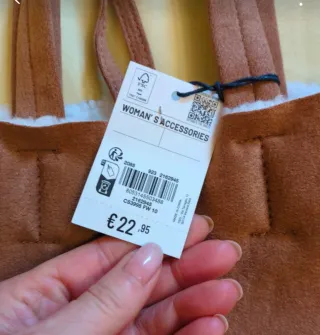 Borsetta OVS camoscio con pelliccia