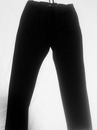 Pantalón fluido Fée Maraboutée negro talla 44