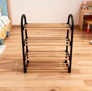 Zapatero 4 alturas madera 50x65cm Nuevo