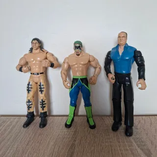 Figuras WWE Jakks Pacific: Sabu, Nitro, Heyman