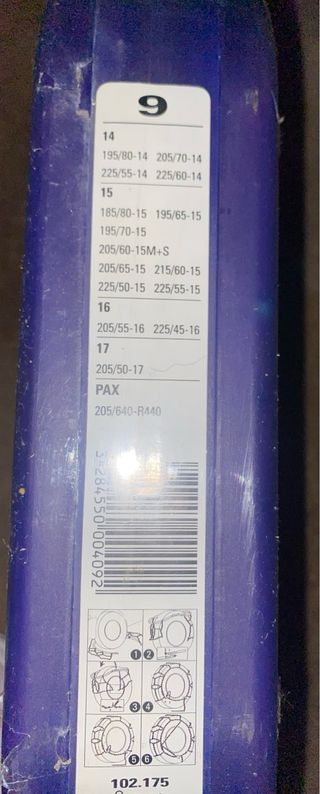 Cadenas nieve norauto 9