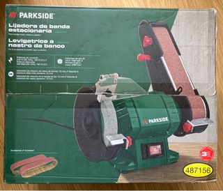 Lijadora de banda estacionaria Parkside PSBS 240 C