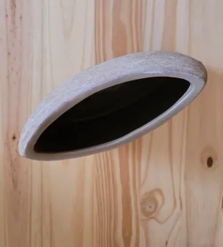 Jarra Cerâmica Bege e Branca