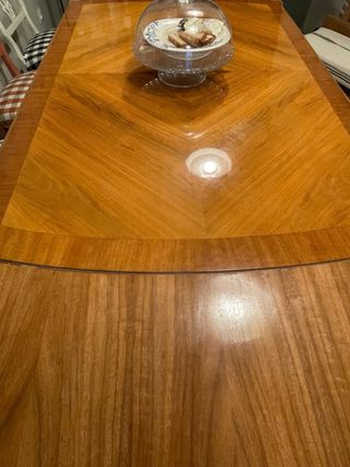 Mesa extensible y 6 sillas 1,36 + 50+50= 2,36