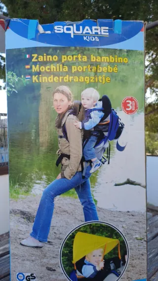 Mochila portabebés para montaña