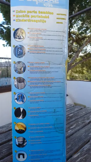 Mochila portabebés para montaña